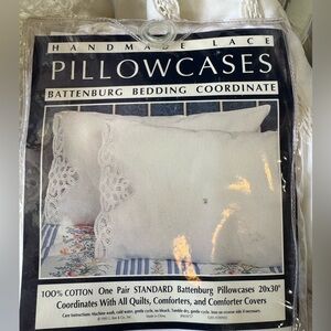 White vintage lace Pillowcases